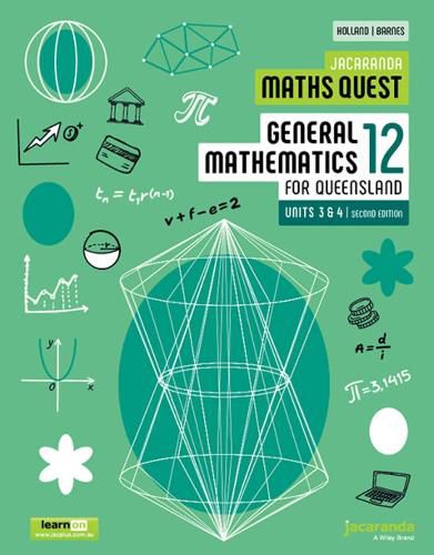 Cover image for Jacaranda Maths Quest 12 General Mathematics Units 3 & 4 for Queensland, 2e learnON and Print