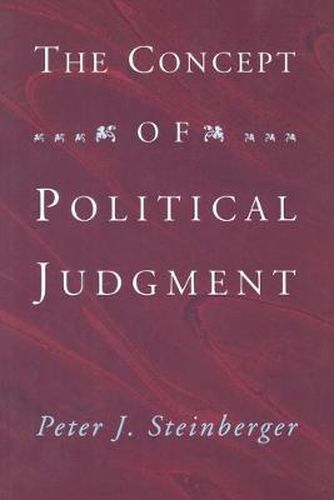 Cover image for The Concept of Political Judgment