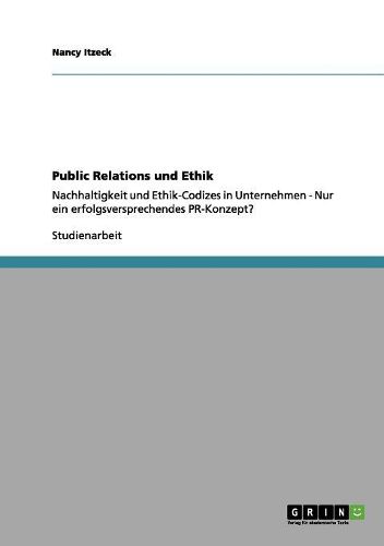 Cover image for Public Relations Und Ethik