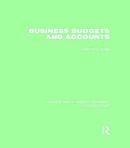 Cover image for Business Budgets and Accounts