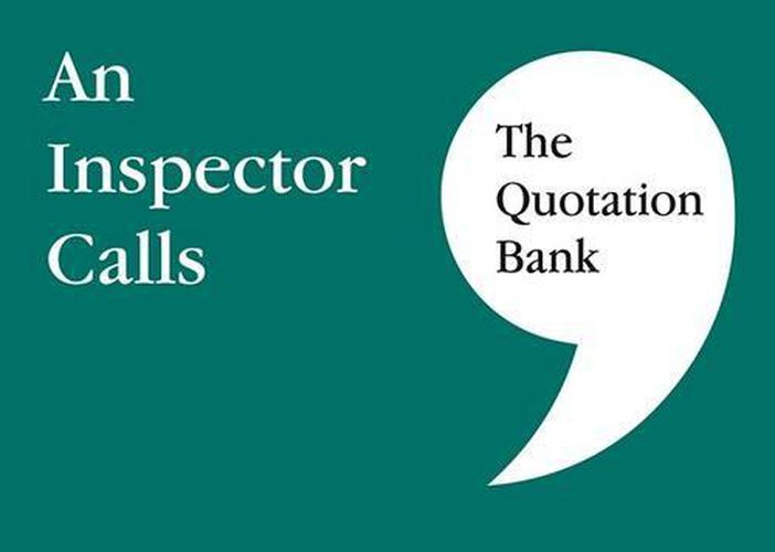 Cover image for The Quotation Bank: An Inspector Calls GCSE Revision and Study Guide for English Literature 9-1