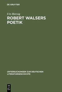 Cover image for Robert Walsers Poetik