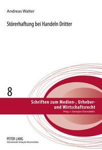 Cover image for Stoererhaftung Bei Handeln Dritter