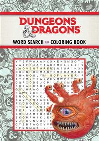 Cover image for Dungeons & Dragons Word Search and Coloring