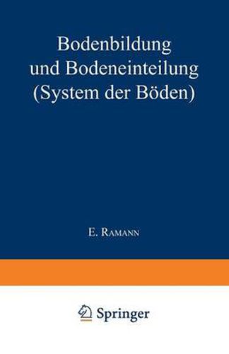 Cover image for Bodenbildung Und Bodeneinteilung: System Der Boeden