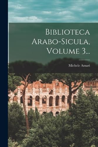 Cover image for Biblioteca Arabo-sicula, Volume 3...