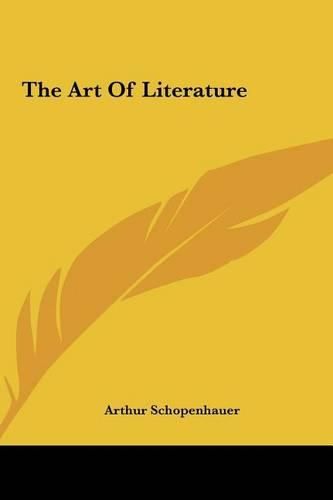 Cover image for The Art of Literature