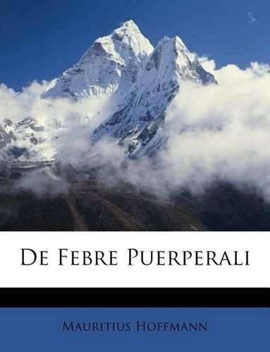 Cover image for de Febre Puerperali