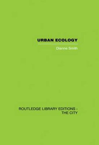 Cover image for Urban Ecology