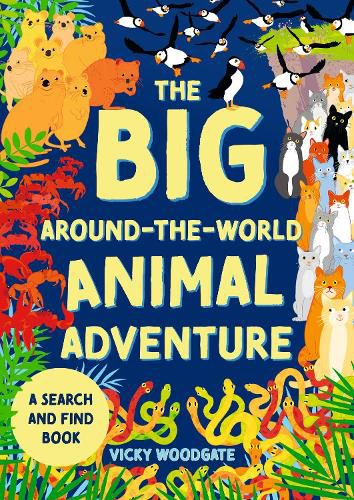 Cover image for The Big Around-the-World Animal Adventure