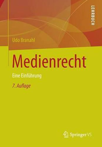 Cover image for Medienrecht: Eine Einfuhrung