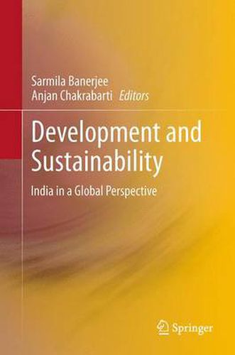 Cover image for Development and Sustainability: India in a Global Perspective