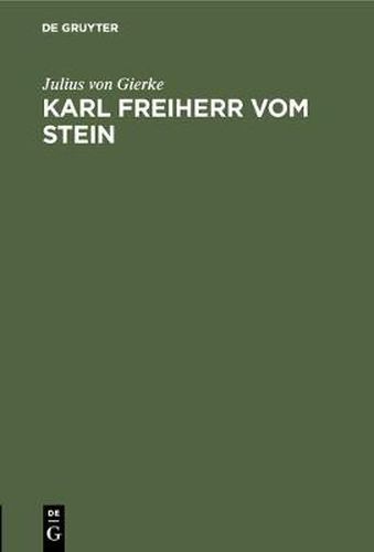 Karl Freiherr vom Stein