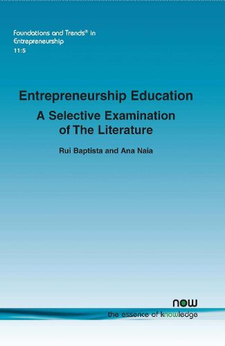 Cover image for Entrepreneurship Education: A Selective Examination of The Literature