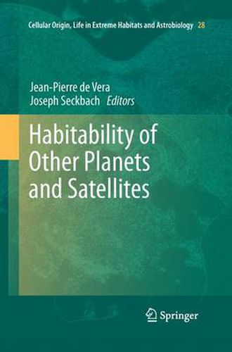 Cover image for Habitability of Other Planets and Satellites