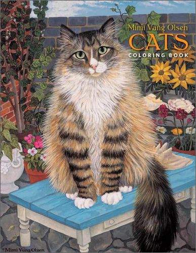 Cover image for Mimi Vang Olsen: Cats Coloring Book