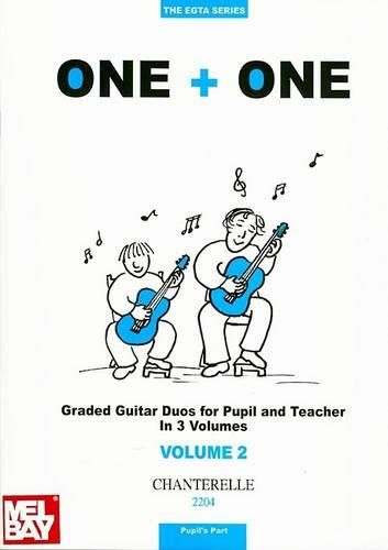 Cover image for One + One Volume 2 Pupil's Part: Graded Guitar Duos for Pupil and Teacher