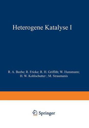 Heterogene Katalyse I