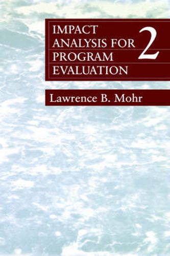 Cover image for Impact Analysis for Program Evaluation