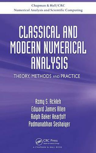 Cover image for Classical and Modern Numerical Analysis: Theory, Methods and Practice