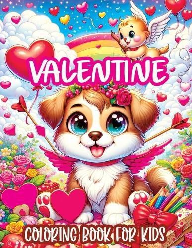 Cover image for Valentine Coloring Book for Kids