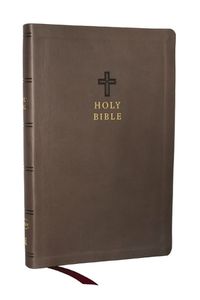 Cover image for KJV Holy Bible: Value Ultra Thinline, Charcoal Leathersoft, Red Letter, Comfort Print: King James Version