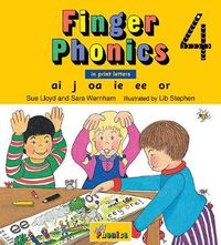 Cover image for Finger Phonics Book 4: In Print Letters (American English edition)