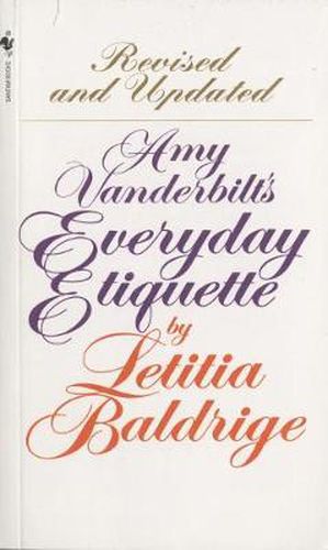 Cover image for Amy Vanderbilt's Everyday Etiquette: Revised and Updated