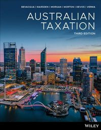Cover image for Australian Taxation, 3rd Edition