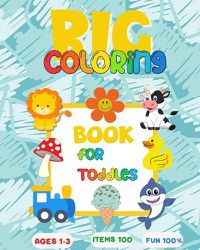 Cover image for Tokeboo BIG Coloring Book for Toddler