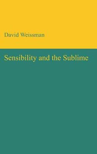 Sensibility and the Sublime