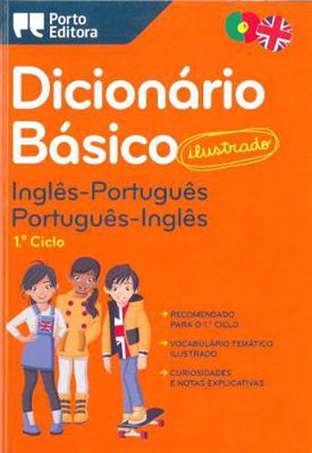 Cover image for Illustrated English-Portuguese & Portuguese-English Dictionary for Children