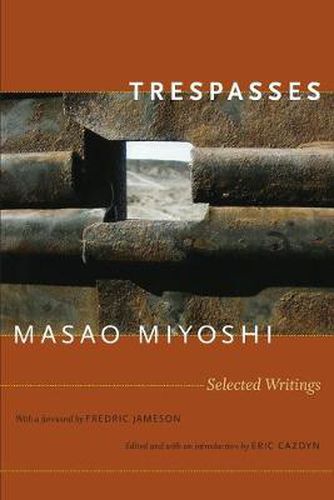 Cover image for Trespasses: Selected Writings
