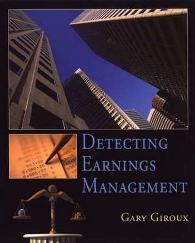 Cover image for Detecting Earnings Management