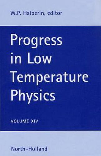 Cover image for Progress in Low Temperature Physics