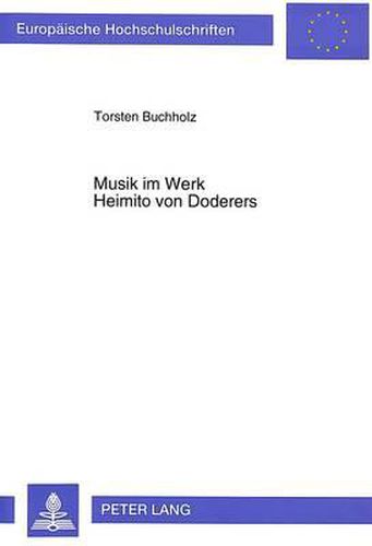 Musik Im Werk Heimito Von Doderers