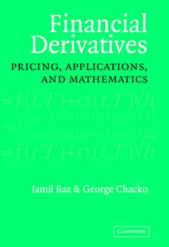 Cover image for Financial Derivatives: Pricing, Applications, and Mathematics