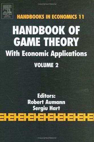 Cover image for Handbook of Game Theory with Economic Applications
