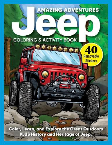 Cover image for Amazing Adventures Jeep (R) Coloring and Activity Book