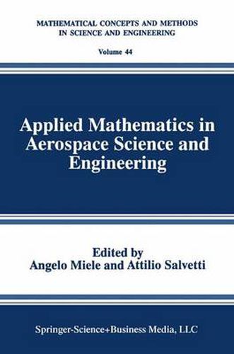 Cover image for Applied Mathematics in Aerospace Science and Engineering