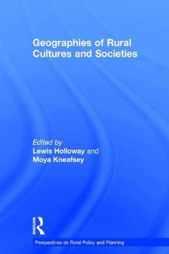 Cover image for Geographies of Rural Cultures and Societies