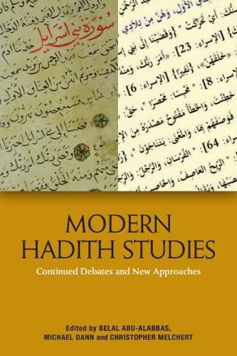 Cover image for Modern Hadith Studies: Continuing Debates and New Approaches