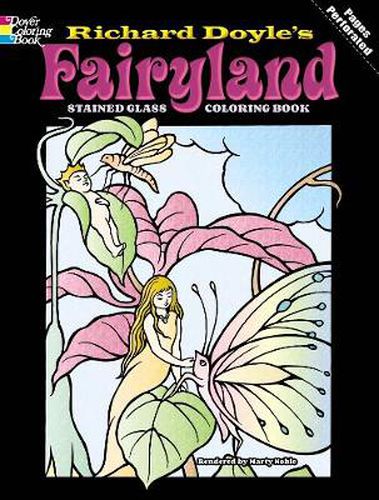 Cover image for Fairyland Stained Glass Coloring Book