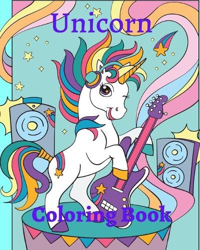 Cover image for Unicorn Coloring Book