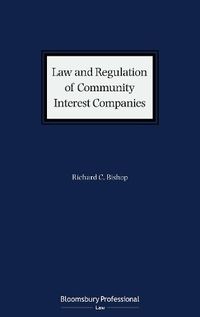 Cover image for Law and Regulation of Community Interest Companies