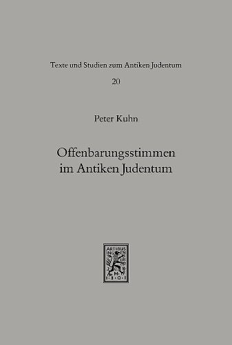 Cover image for Offenbarungsstimmen im Antiken Judentum: Untersuchungen zur bat qol und verwandten Phanomenen