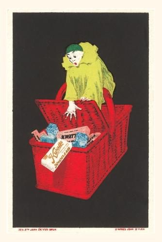 Cover image for Vintage Journal Pierrot with Food Basket