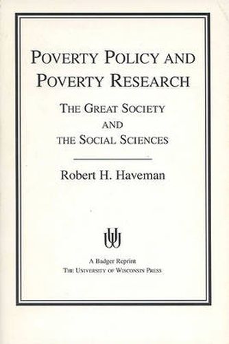 Cover image for Poverty Policy And Poverty Research