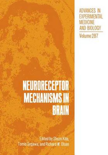 Cover image for Neuroreceptor Mechanisms in Brain