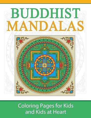 Cover image for Buddhist Mandalas: Coloring Pages for Kids and Kids at Heart